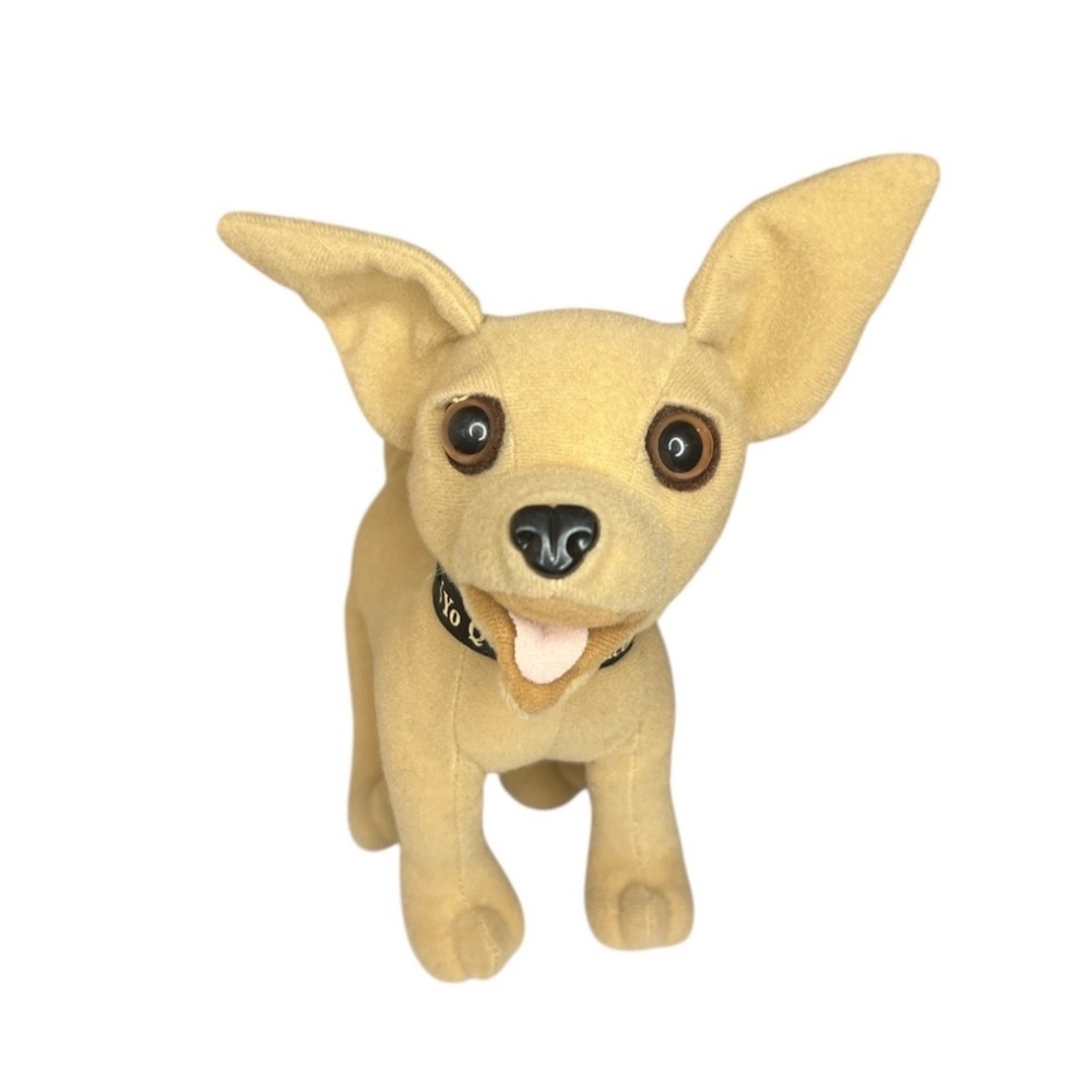 Vintage Taco Bell Yo Quiero Standing Talking Chihuahua Plush Toy Dog Applause